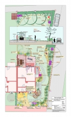 Mediterraner Garten mit Natursteinmauern , Gartenplanung Helmut Lamprecht