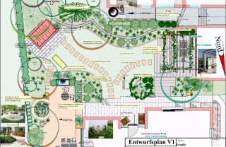 Hausgarten Erweiterung, neue Sitzplätze und Garteninseln gestalten Umgestaltung des Wohngartens in Wittnau, Helmut Lamprecht Gartenplaner