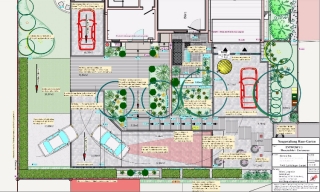 Neugestaltung der Hauszufahrt und des  modernen Eingangs Bad Bellingen, Gartenplaner Helmut Lamprecht