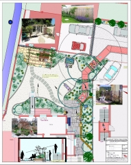 Hauseingang und Sitzplatz umgestalten in Oberried, Gartenplanung Helmut Lamprecht